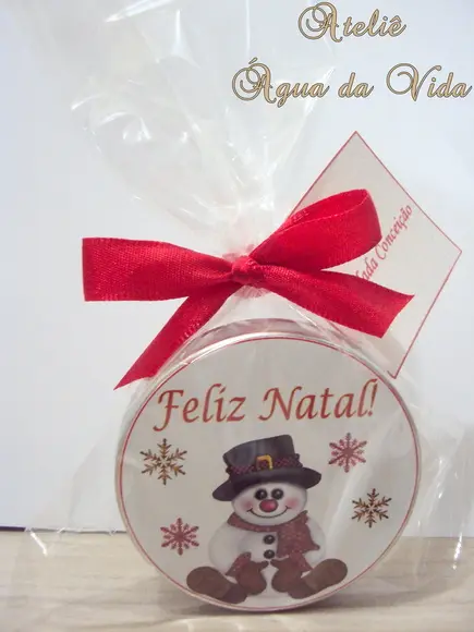 Latinha C/vela Aromática Natal
