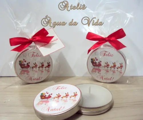 Latinha C/vela Aromática Natal
