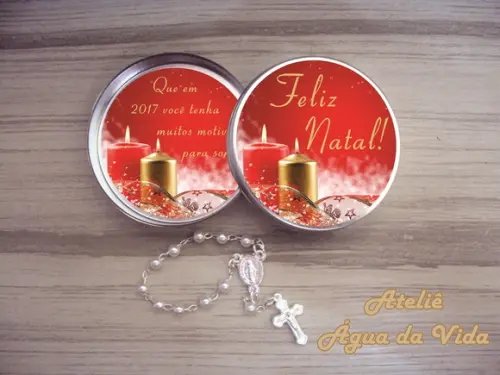 Latinha com Mini Terço