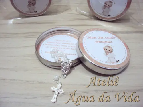 Latinha com Mini Terço
