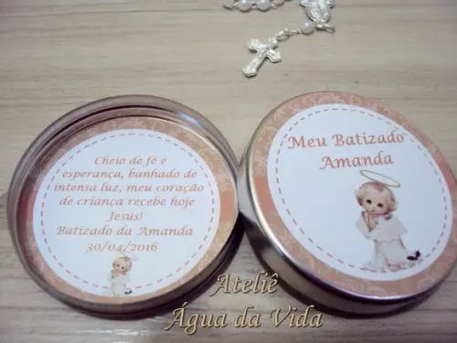 Latinha com Mini Terço