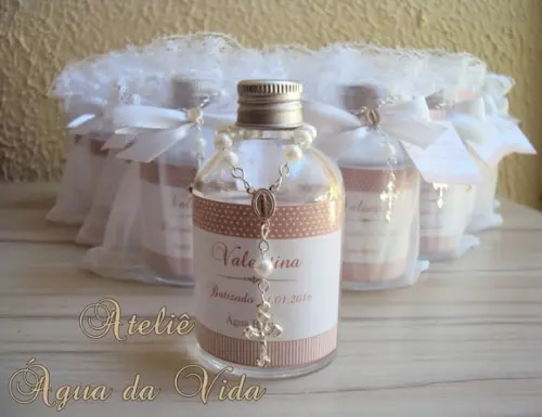 Lembrança Batizado Água Benta