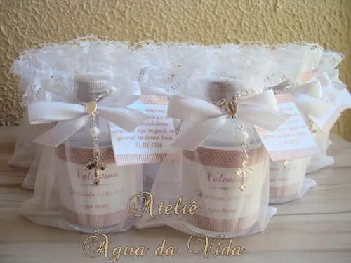 Lembrança Batizado Água Benta