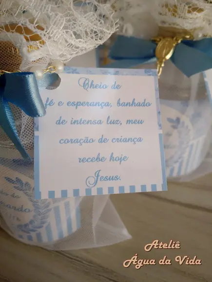 Lembrancinha Batizado / Água Benta