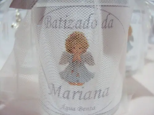 Lembrancinha Batizado / Água Benta 10 Unidades
