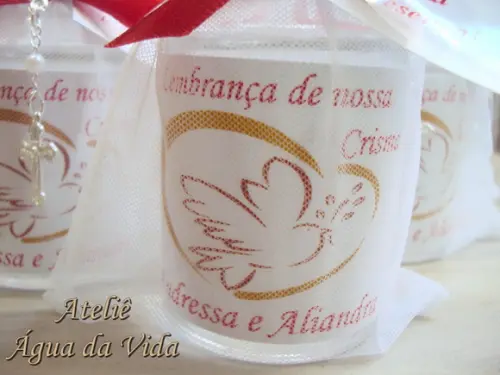 Lembrancinha Crisma / Água Benta
