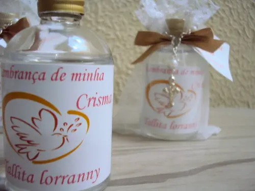Lembrancinha Crisma / Água Benta