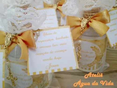 Lembrancinha de Batizado Água Benta