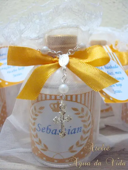 Lembrancinha de Batizado Água Benta