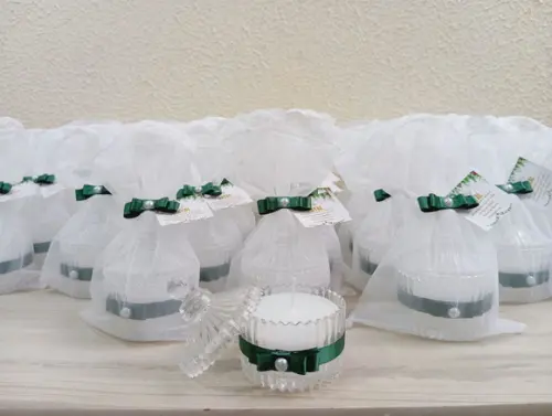 Lembrancinha de Natal Vela Aromática