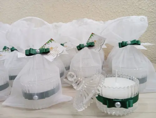 Lembrancinha de Natal Vela Aromática