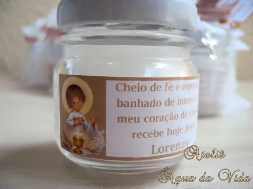 Lembrancinha Vela Aromática 40 Gr