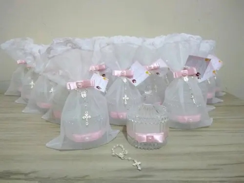 Vela Aromática Lembrancinha Eucaristia/batizado Bomboniere