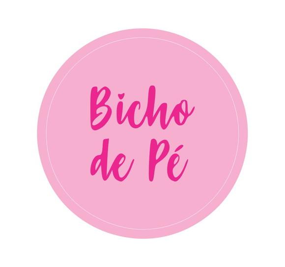 Adesivo redondo c/2cm bicho de pé