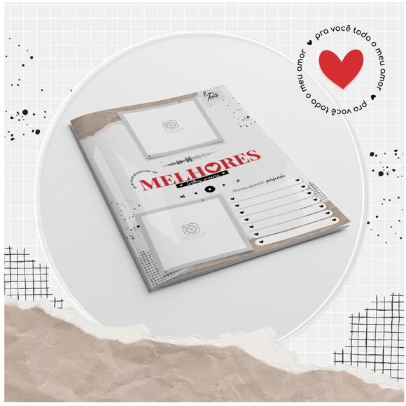Álbum de figurinhas personalizado dia dos namorados