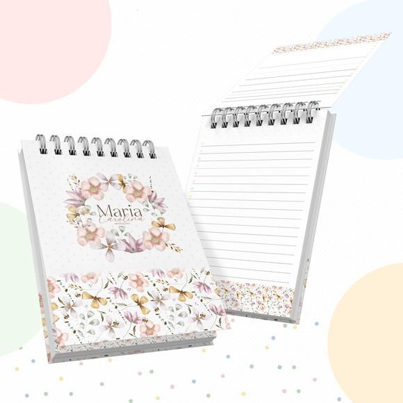 Bloquinho A6 Floral Baby