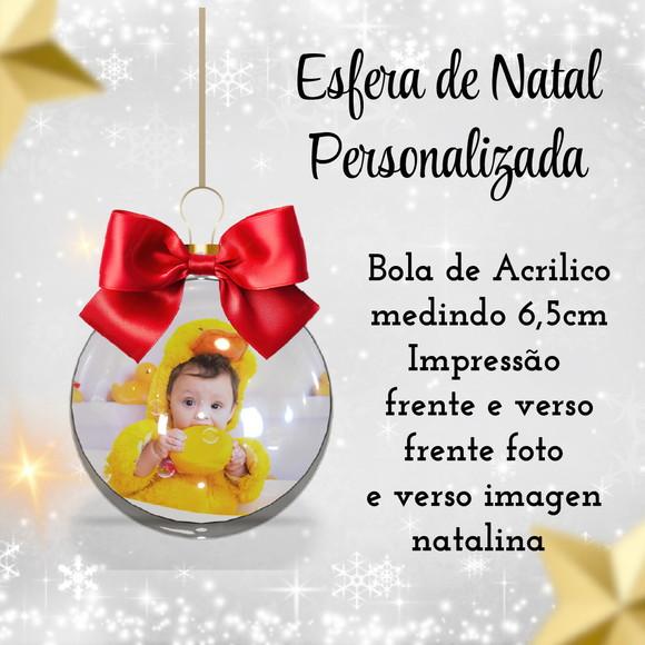 Bolinhas de Natal Personalizadas com Foto