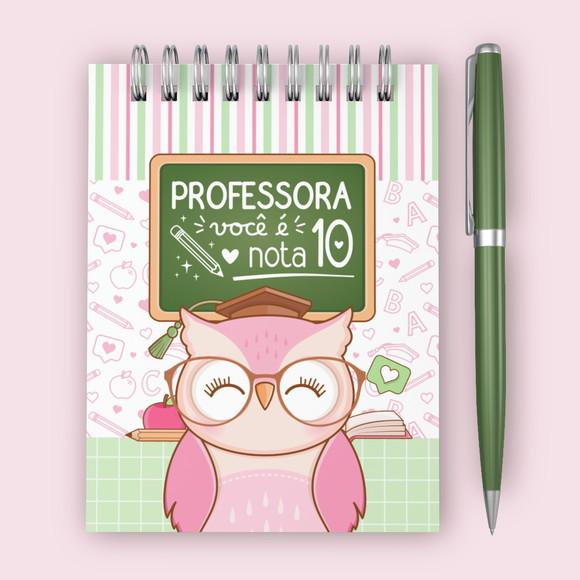 Caixa com Bloquinho Dia dos Professores