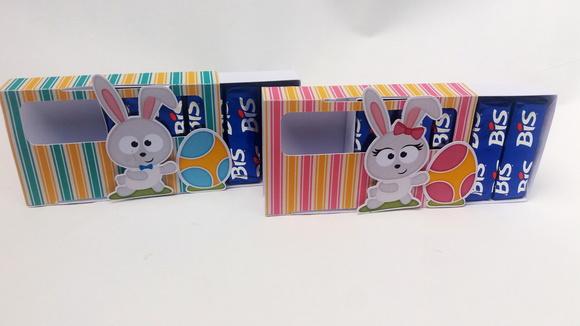 Caixa deslizante para 5 chocolates