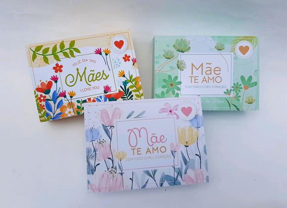 Caixa gaveta para 6 doces dia das mães
