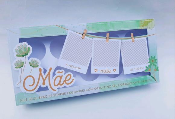 Caixa para 10 doces dia das mães
