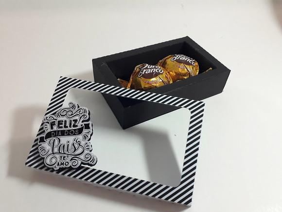 Caixa para 2 bombons dia dos pais