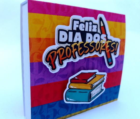 Caixa para 3 batons dia dos professores