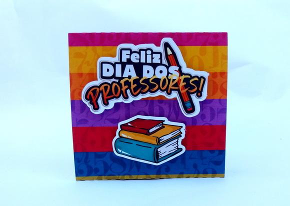 Caixa para 3 batons dia dos professores