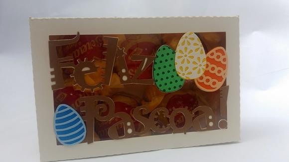 Caixa para 6 bombons ou trufas (Páscoa)