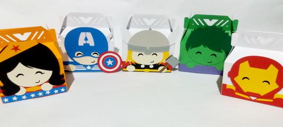 Caixa vingadores