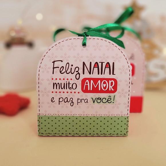 Caixinha com Sabonete Natura- Natal