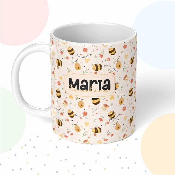 Caneca de Polímero Abelha Teen