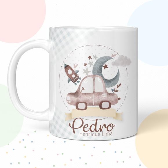 Caneca de Polímero Carrinho
