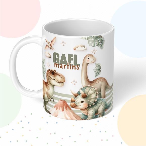 Caneca de Polímero Dino Menino
