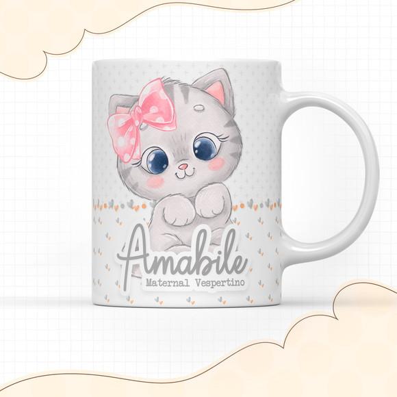 Caneca de Polímero Gatinha