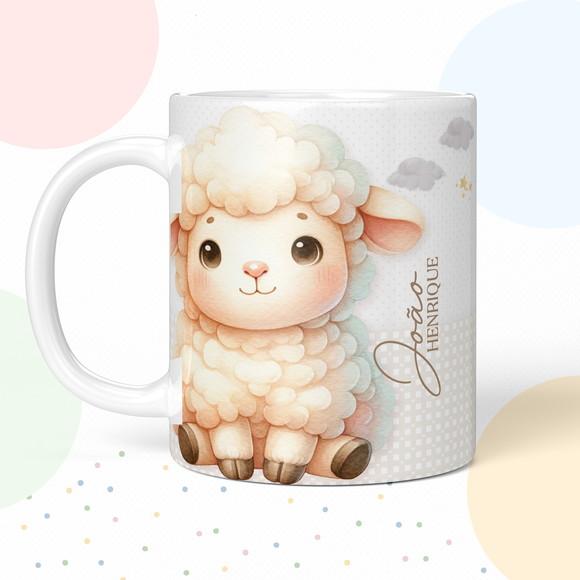 Caneca de Polímero Ovelha