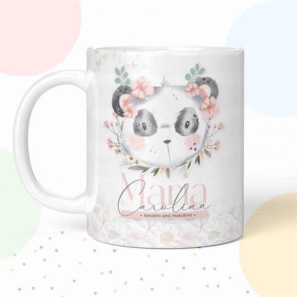 Caneca de Polímero Panda Menina
