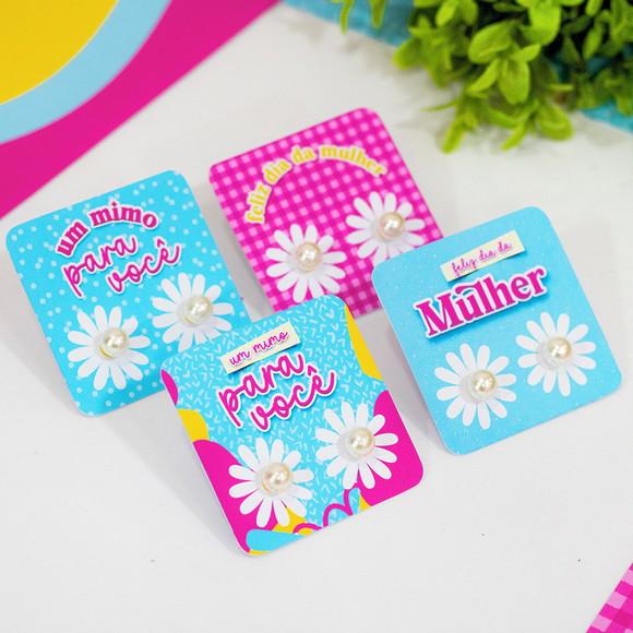 Card com Brinco Dia da Mulher