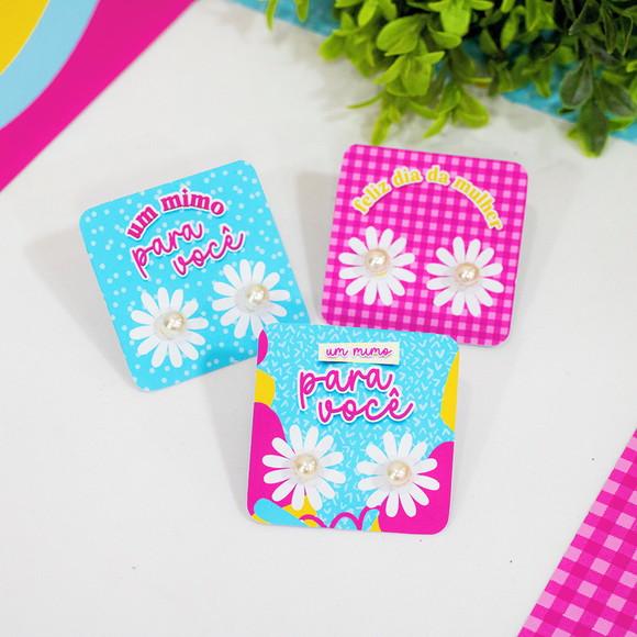 Card com Brinco Dia da Mulher