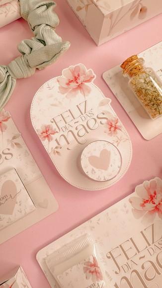 Card com Mini Hidratante para as Mãos Dia das Mães
