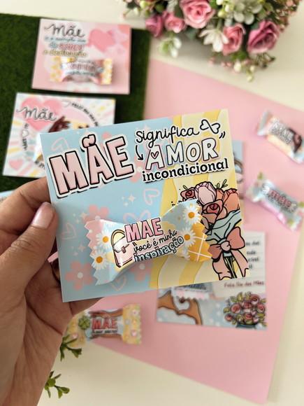 Cartão Bala Dia das Mães