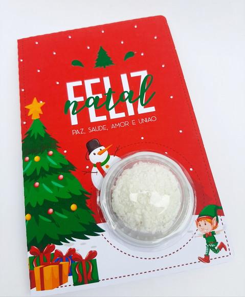 Cartão de Natal com Blister para 1 Docinho