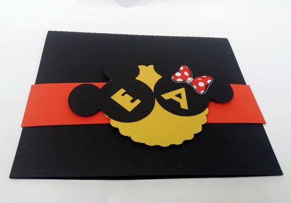 Convite Mickey e Minnie