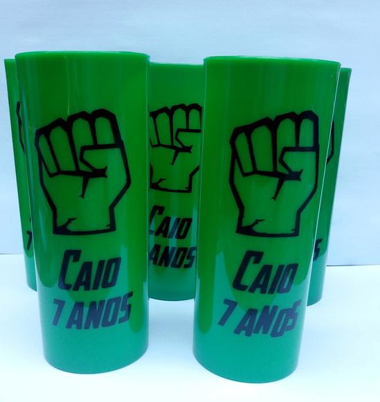 Copo long drink Hulk