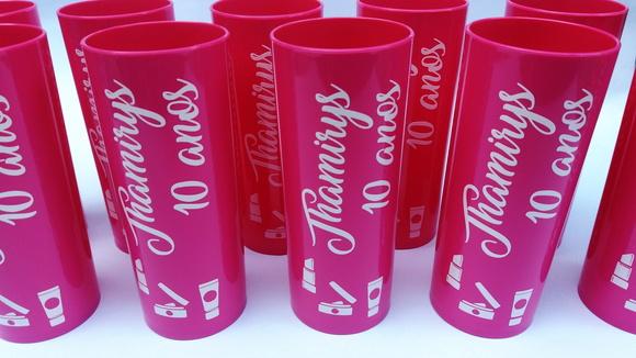 Copo long drink Maquiagem