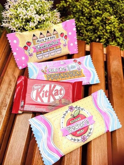 Embalagem para Kit Kat Dia dos Professores