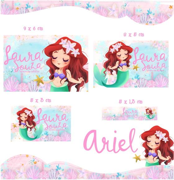 Etiqueta escolar Ariel