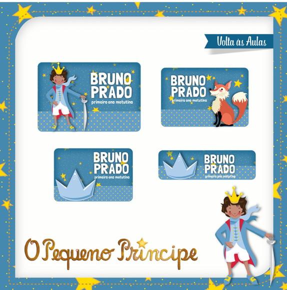Etiqueta escolar Pequeno Principe