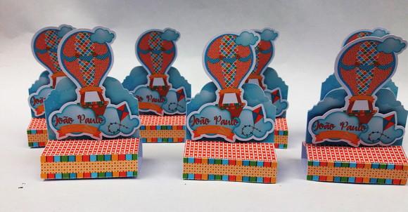 Porta Chocolate Duplo - Balões e Pipas
