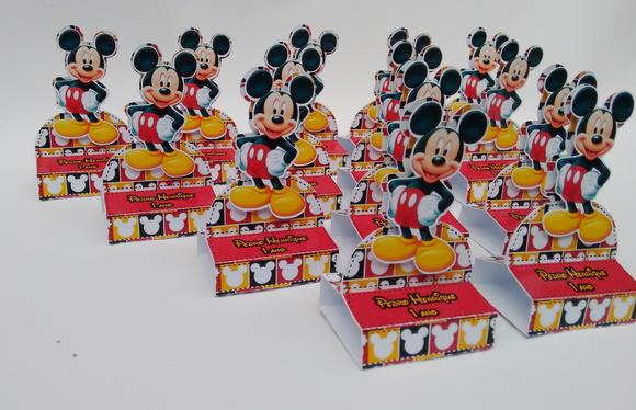 Porta chocolate duplo Mickey
